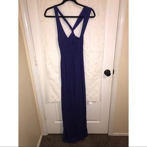 Navy Blue Maxi Dress
